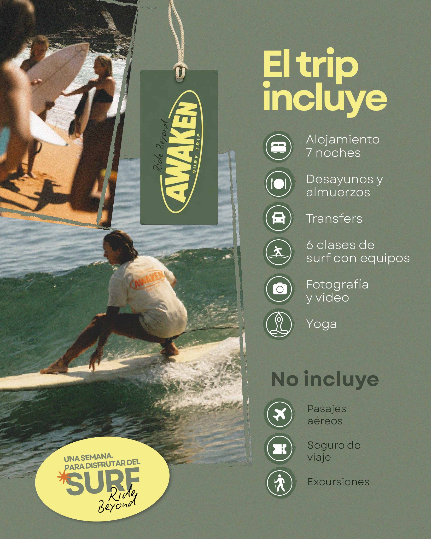 Awaken Surftrip Itamambuca · 6 al 12 de marzo con Lu Rosenblat — 2