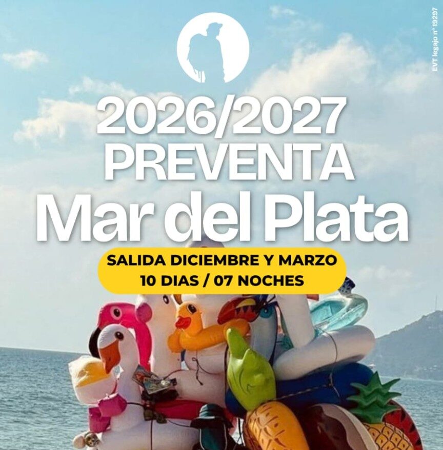 Mar del Plata · Preventa verano 2027 — 2