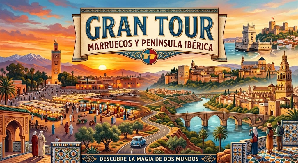GRAN TOUR MARRUECOS Y PENÍNSULA IBÉRICA CON MADRID